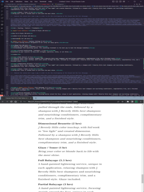 Personal Portfolio Images